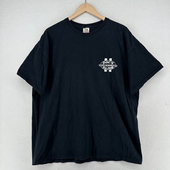 DOCS MOTORCYCLE PARTS Shirt Adult 2XL ShovelHead PanHead Waterbury CT Harley - Picture 2 of 13